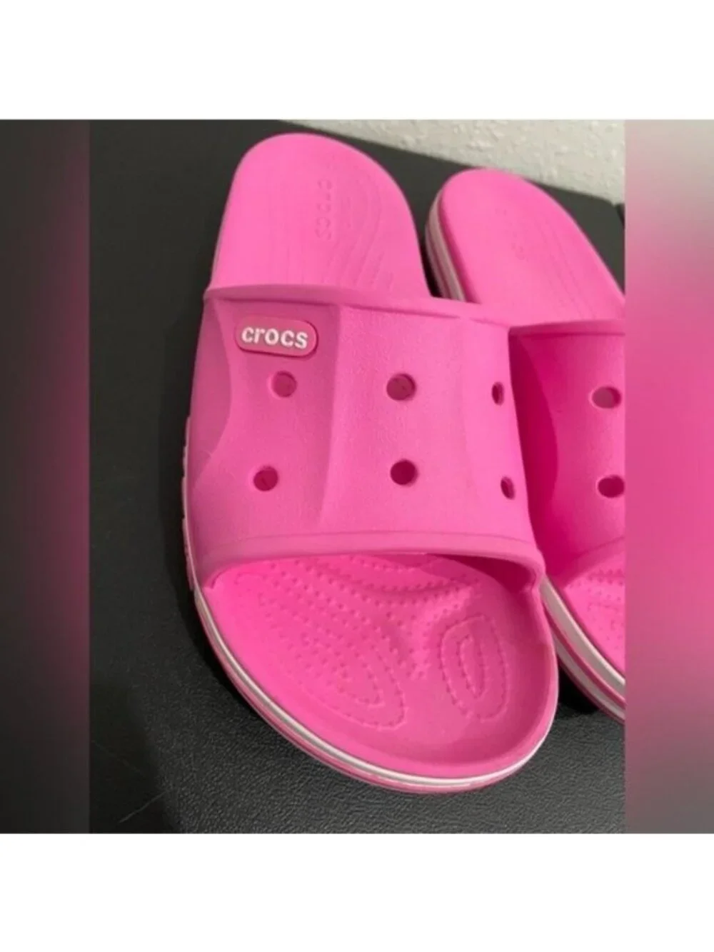 CROCS Bayaband Light Pink Sandals Comfort Beach Colorful Preppy Athleisure - Picture 5 of 9